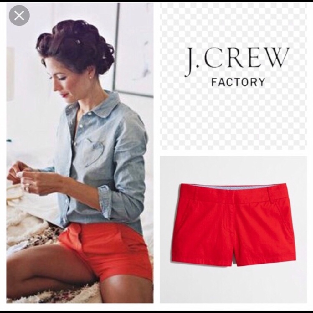 J Crew 3” Chino Shorts